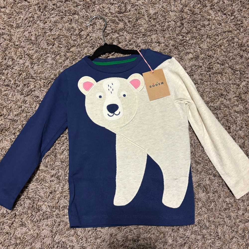 Mini Biden Polar Bear Long Sleeve Shirt 2-3 Years